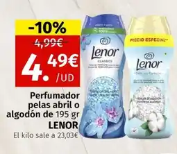 Maskom Supermercados LENOR Perfumador pelas abril o algodón oferta