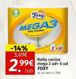 Maskom Supermercados FOXY Rollo cocina oferta