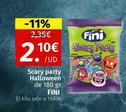 Maskom Supermercados FINI Scary party Halloween oferta