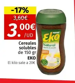 Maskom Supermercados EKO Cereales solubles oferta