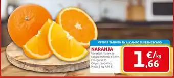Alcampo Naranja oferta