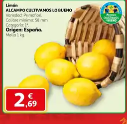 Alcampo Limón oferta
