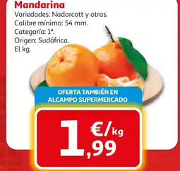 Alcampo Mandarina oferta