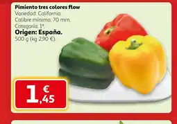 Alcampo Pimiento tres colores flow oferta