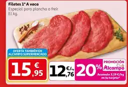 Alcampo Filetes 1ª A vaca oferta