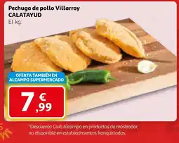 Alcampo CALATAYUD Pechuga de pollo Villarroy oferta