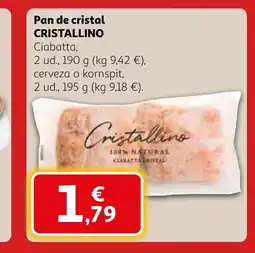 Alcampo CRISTALLINO Pan de cristal oferta