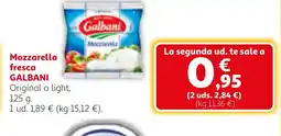 Alcampo GALBANI Mozzarella fresca oferta