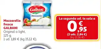 Alcampo GALBANI Mozzarella fresca oferta