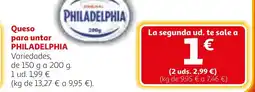 Alcampo PHILADELPHIA Queso para untar oferta