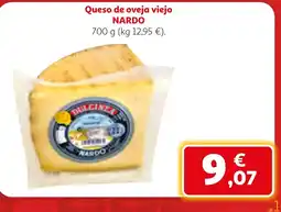 Alcampo NARDO Queso de oveja viejo oferta