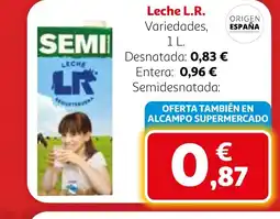 Alcampo L.R Leche oferta