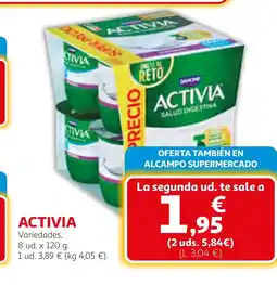 Alcampo ACTIVIA Variedades oferta