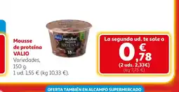 Alcampo VALIO Mousse de proteína oferta