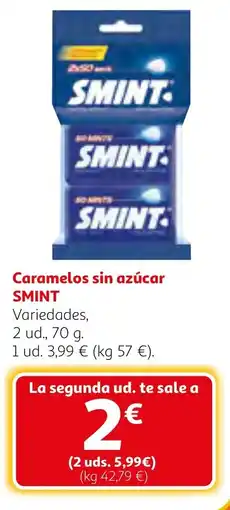 Alcampo SMINT Caramelos sin azúcar oferta