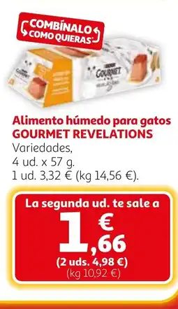 Alcampo GOURMET REVELATIONS Alimento húmedo para gatos oferta