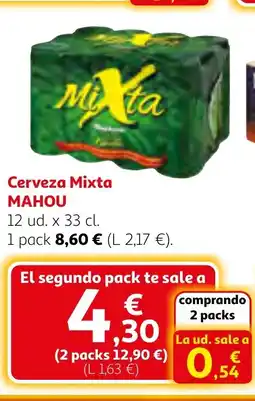 Alcampo MAHOU Cerveza Mixta oferta