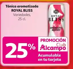 Alcampo ROYAL BLISS Tónica aromatizada oferta