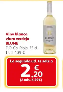 Alcampo BLUME Vino blanco viura verdejo oferta