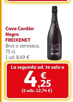 Alcampo FREIXENET Cava Cordón Negro oferta