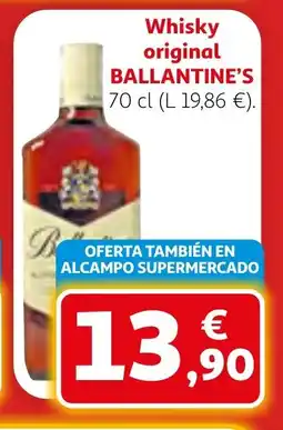 Alcampo BALLANTINE'S Whisky original oferta