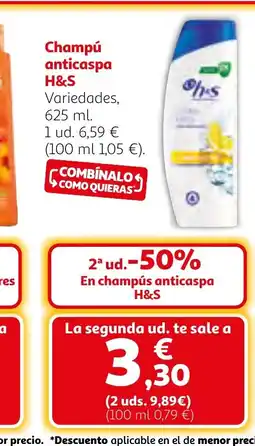 Alcampo H&S En champús anticaspa oferta