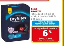 Alcampo DRYNITES Pañal oferta