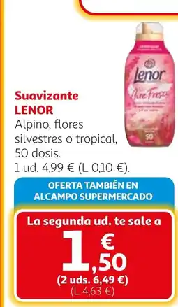 Alcampo LENOR Suavizante oferta