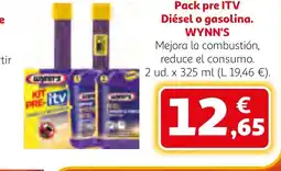 Alcampo WYNN'S Pack pre ITV Diésel o gasolina oferta