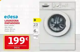 Alcampo EDESA Lavadora EWF600WH oferta