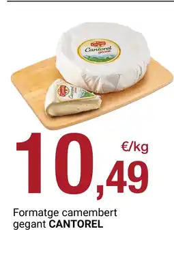 BonpreuEsclat CANTOREL Formatge camembert gegant oferta