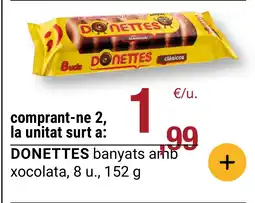 BonpreuEsclat DONETTES banyats arb xocolata oferta