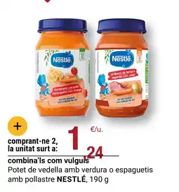 BonpreuEsclat NESTLÉ Potet de vedella amb verdura o espaguetis amb pollastre oferta