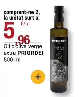 BonpreuEsclat PRIORDEI Oli d'oliva verge extra oferta