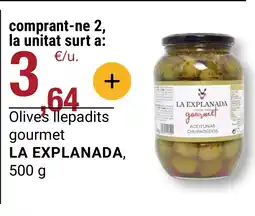 BonpreuEsclat LA EXPLANADA Olives llepadits gourmet oferta