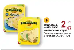 BonpreuEsclat LEERDAMER Formatge Maasdam original o light oferta