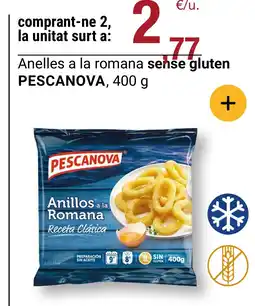 BonpreuEsclat PESCANOVA Anelles a la romana sense gluten oferta