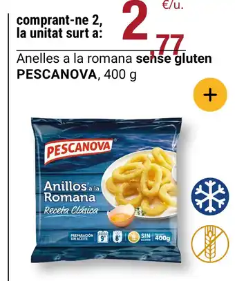 BonpreuEsclat PESCANOVA Anelles a la romana sense gluten oferta