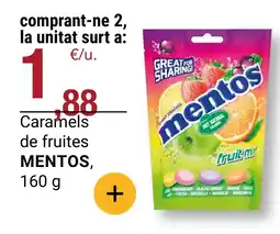 BonpreuEsclat MENTOS Caramels de fruites oferta