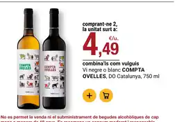 BonpreuEsclat RAIMAT ABADIA Vi negre o blanc DO Catalunya oferta