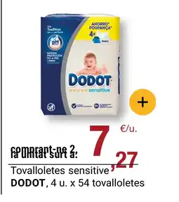 BonpreuEsclat DODOT Toallitas sinperfume oferta