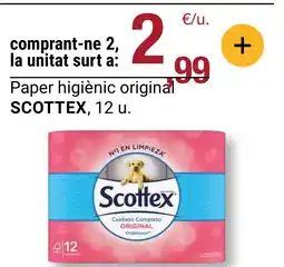 BonpreuEsclat SCOTTEX Paper higiènic original oferta