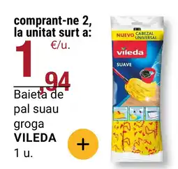 BonpreuEsclat VILEDA Baieta de pal suau groga oferta