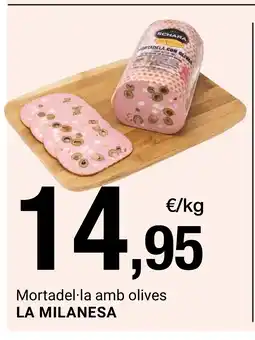 BonpreuEsclat LA MILANESA Mortadel·la amb olives oferta