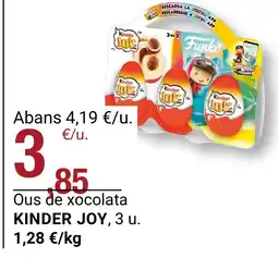 BonpreuEsclat KINDER JOY Ous de xocolata oferta
