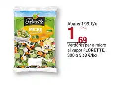 BonpreuEsclat FLORETTE Verdures per a micro al vapor oferta