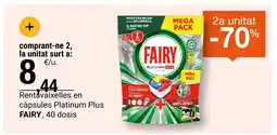 BonpreuEsclat FAIRY Rentavaixelles en càpsules Platinum Plus oferta