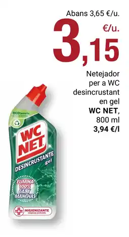 BonpreuEsclat WC NET Netejador per a WC desincrustant oferta