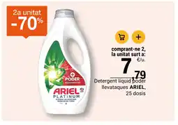 BonpreuEsclat ARIEL Detergent líquid poder llevataques oferta