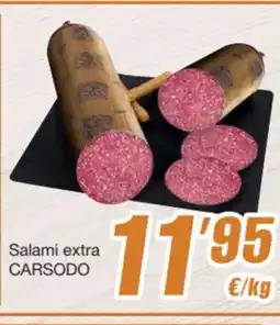 SPAR Fragadis CARSODO Salami extra oferta